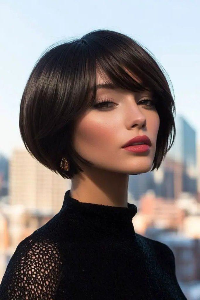 27. Jaw-Length Drama Bob