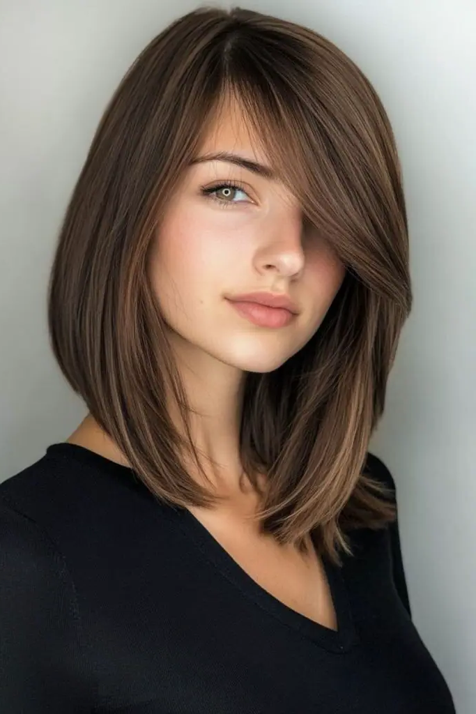 27 Cute Medium Length Haircuts 29 27. Long Bob Luxe
