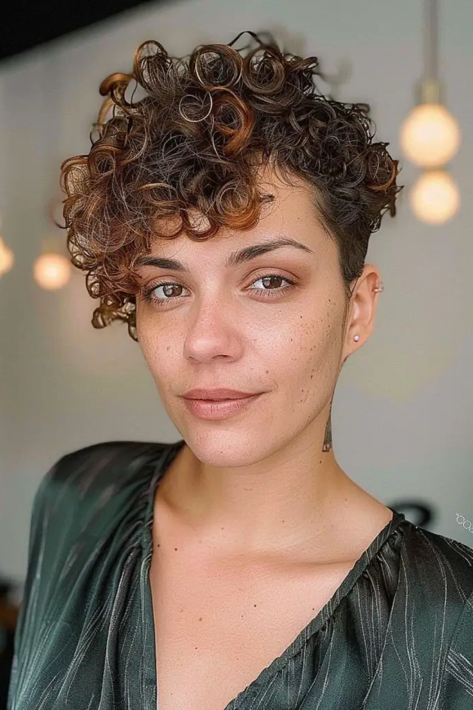 28 Stunning Curly Pixie Hairstyles 29 27. Phoenix Rise Curl Cut