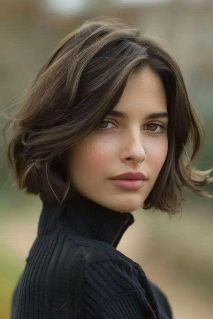 29 Short Bob for Thin Hair Ideas 29 27. Sliced Bob Flow Aesthetic