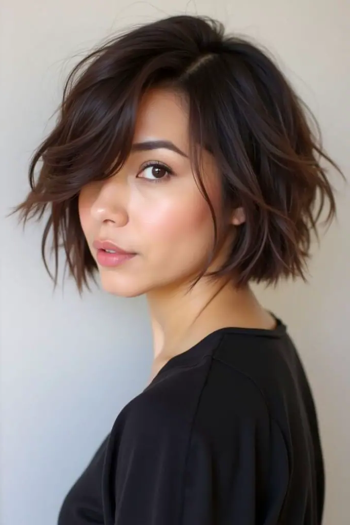28 Best Choppy Layered Bob Hairstyles 29 27. The Urban Edge Bob