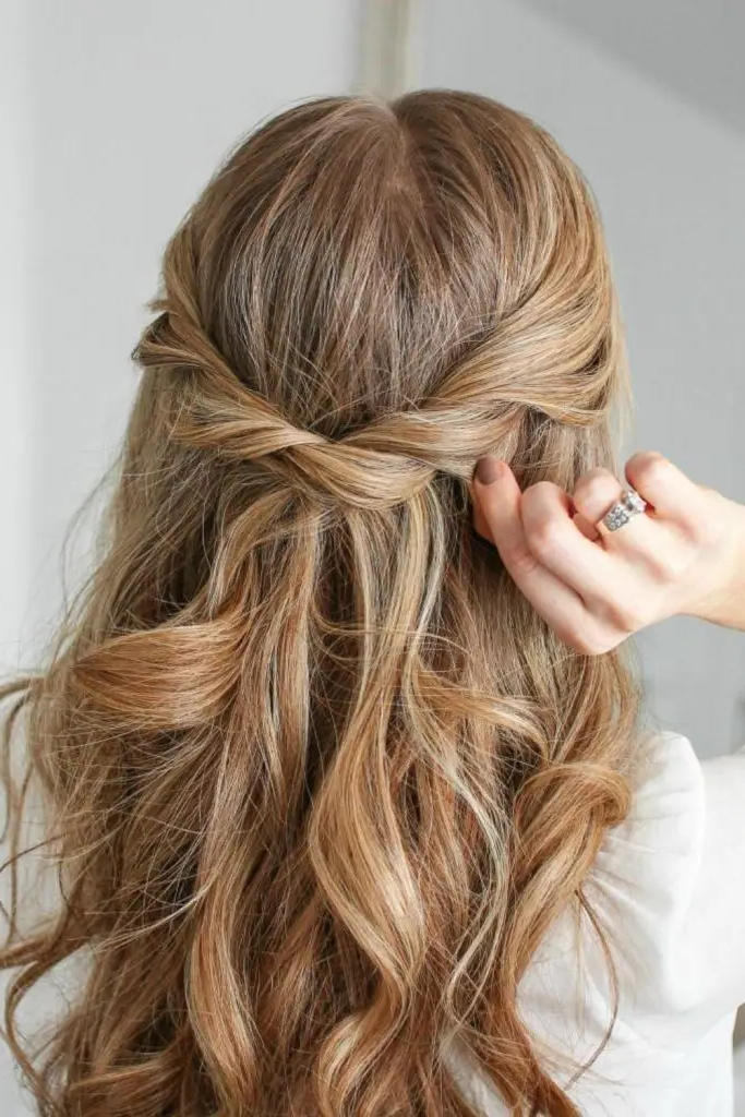 27 Best Hairdos for Thin Hair Ideas 29 27. Twisted Halo Braid