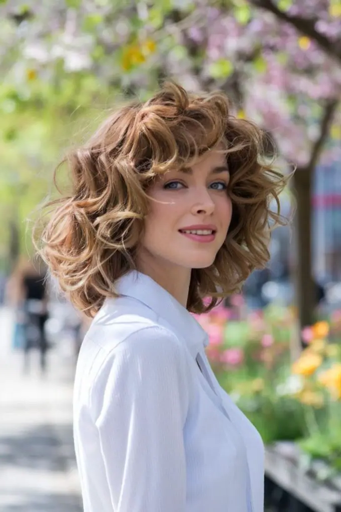 29 Top Spring Hairstyles for 2025 30 28.Sculpted Curls with Volume