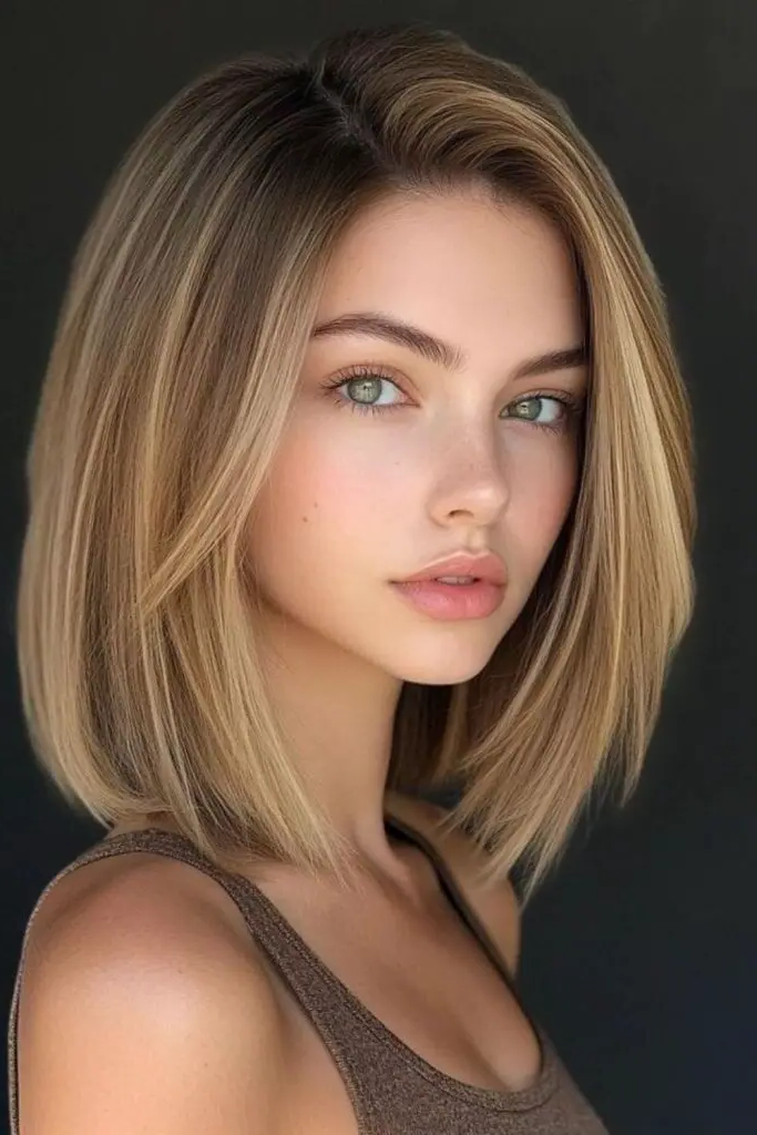 29 Best Haircuts for Thin Fine Hair 30 28. Blunt Lob with Feathered Tips