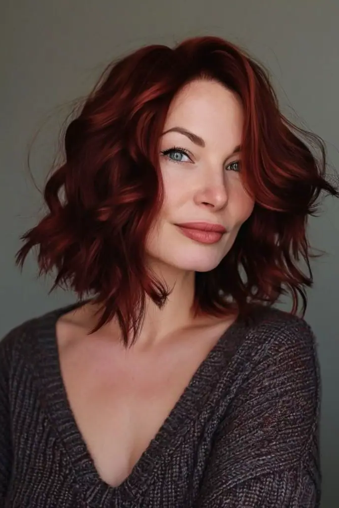 29 Dark Cherry Coke Hair Color Ideas 30 28. Deep Ruby Cola Flash