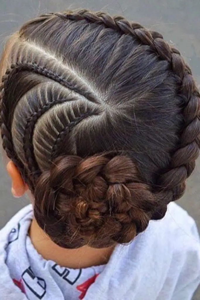 29 Cute Toddler Braids Hair Ideas 30 28. Diagonal Part Cornrows