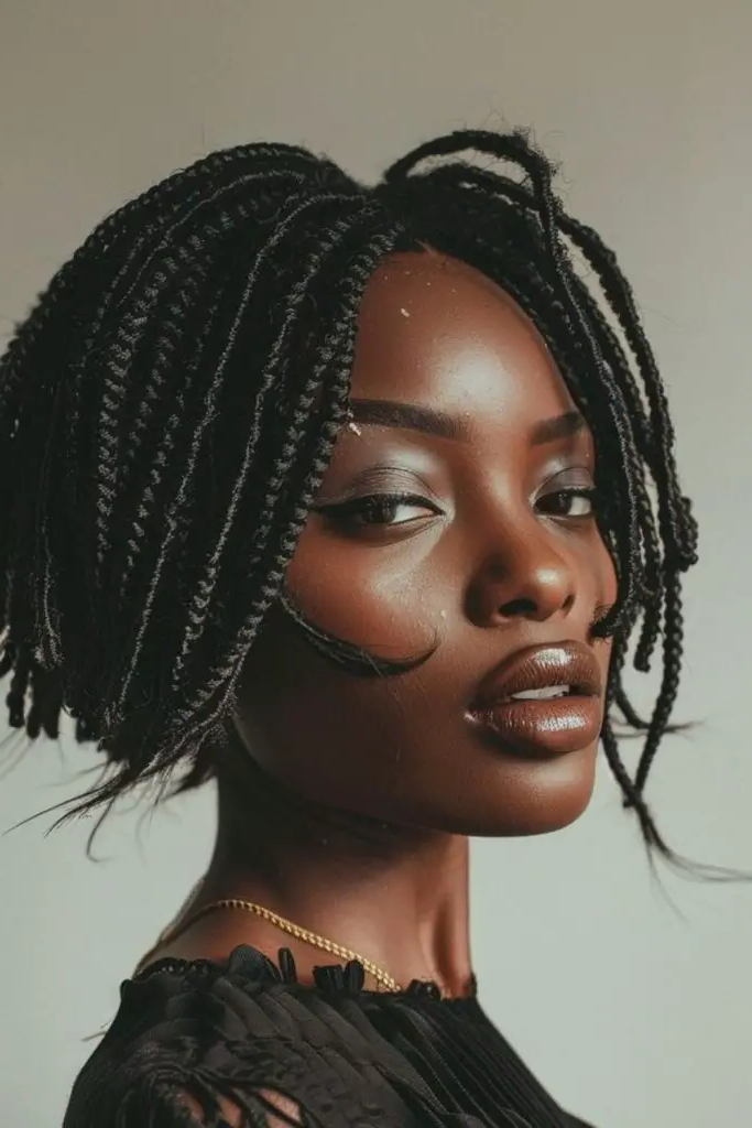 28 Best Dreads Short Hair Styles 30 28. Face-Framing Locs Charm