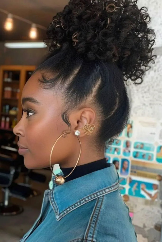 29 Gorgeous Soccer Hairstyles 30 28. High Puff Radiance