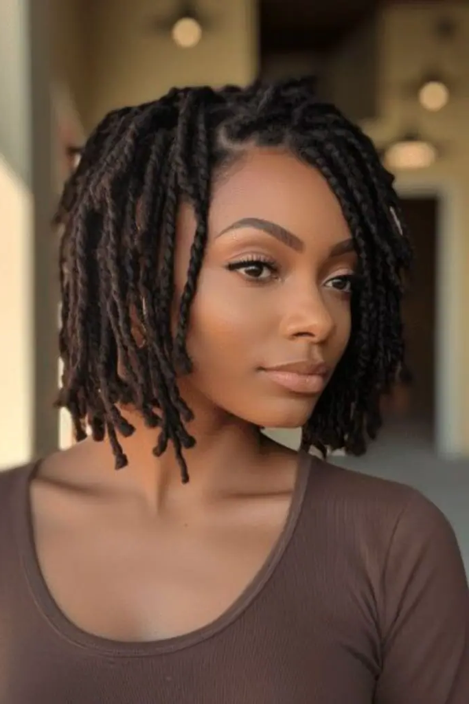 28 Small Dreads Black Women Ideas 30 28. Infinity Loop Elegance