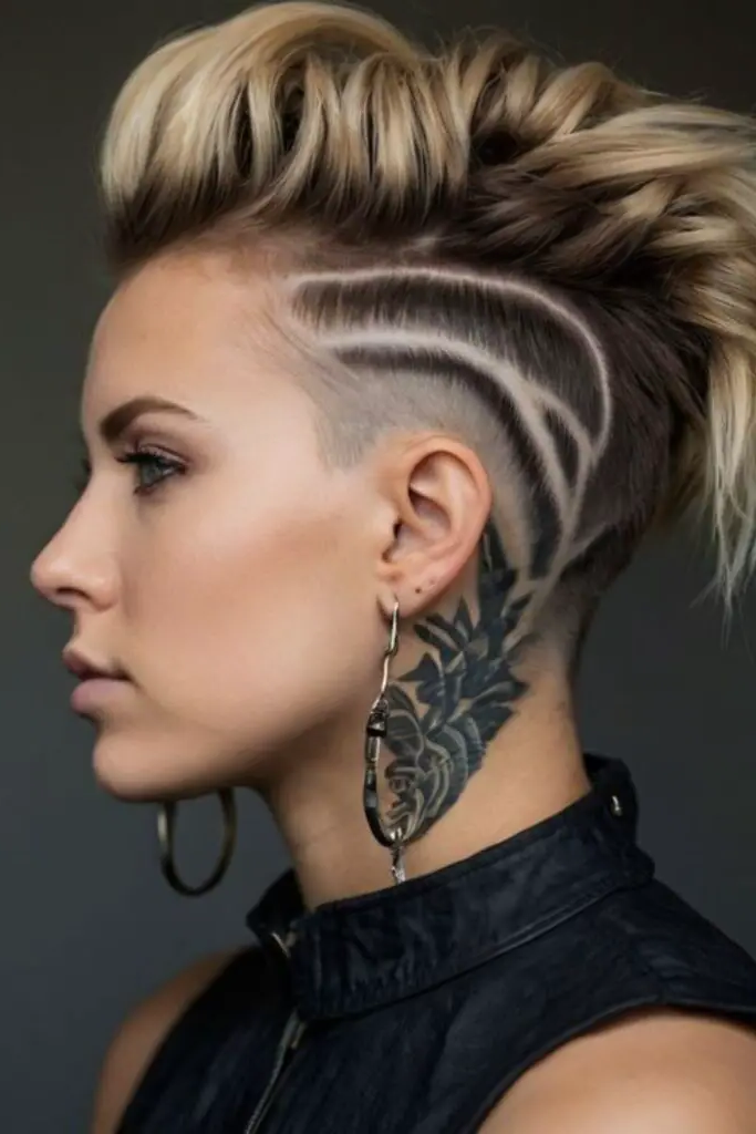 29 Cute Slick Hairstyles 30 28. Liquid-Shine Faux Hawk