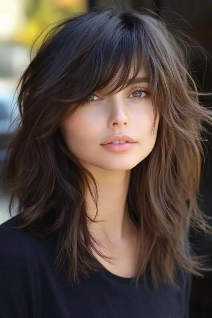 30 Stunning Medium Shag Hairstyles 30 28. Voluminous Freedom Layers