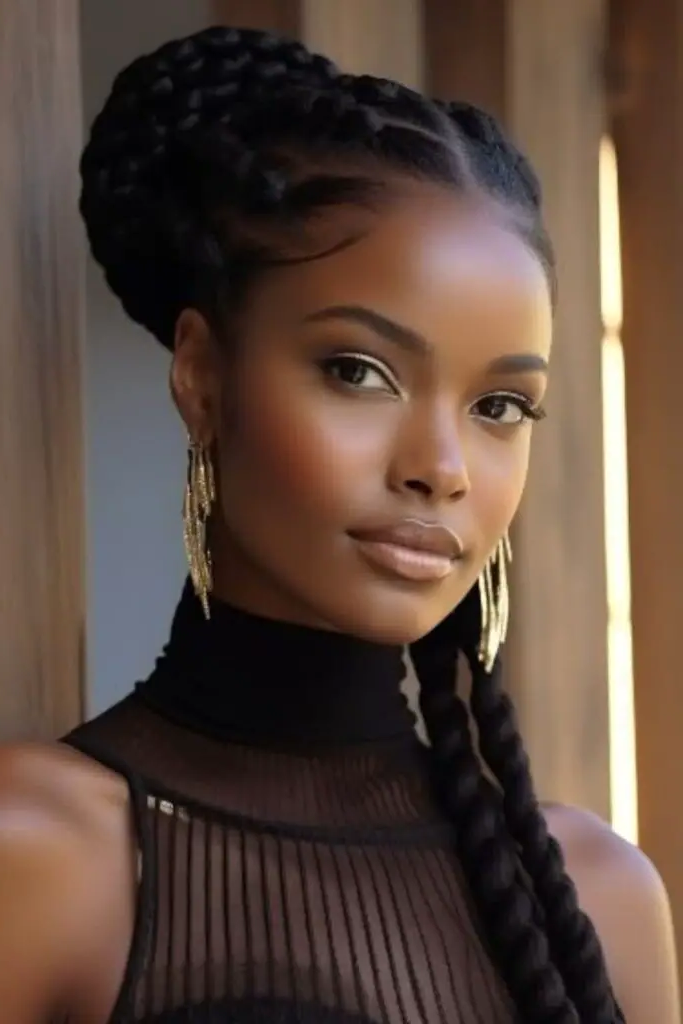 29. Twisted Bun Majesty