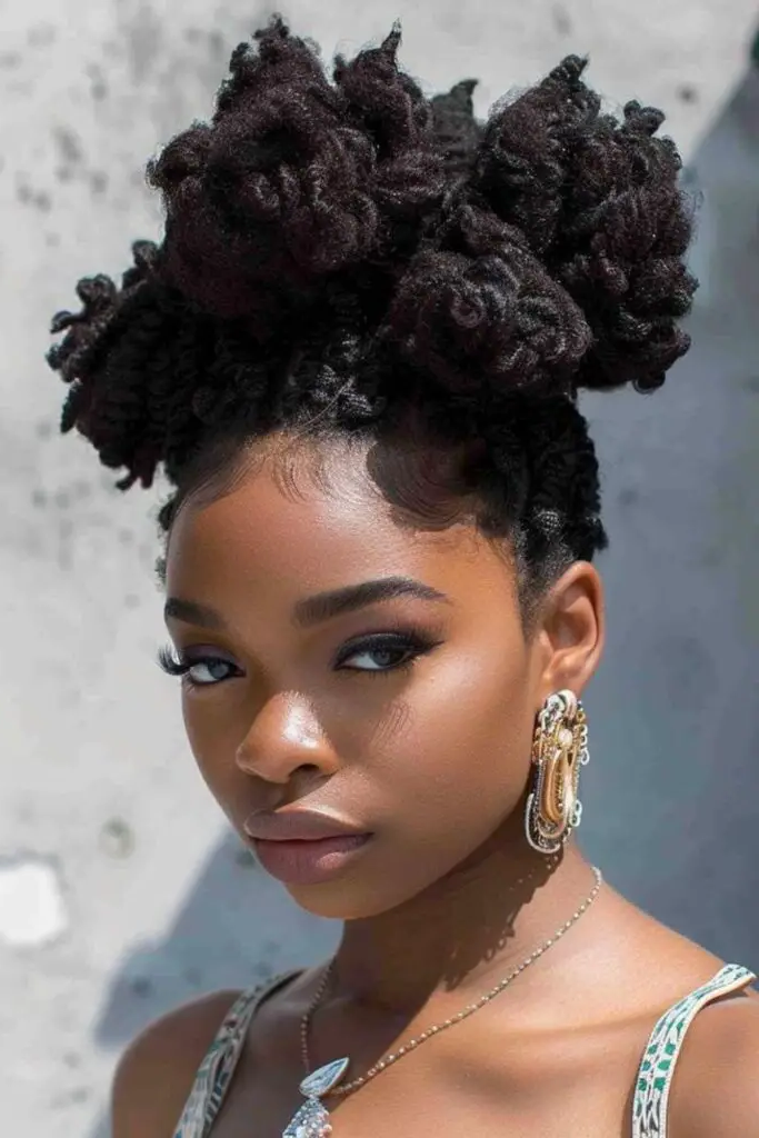 29 Brilliant Brazilian Wool Hairstyles 31 29. Wool Bantu Knots