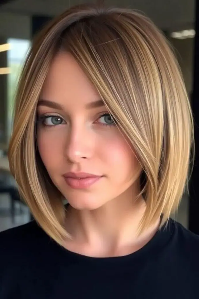 29 Best Haircuts for Thin Fine Hair 5 3. Blunt Cut with Subtle Highlights