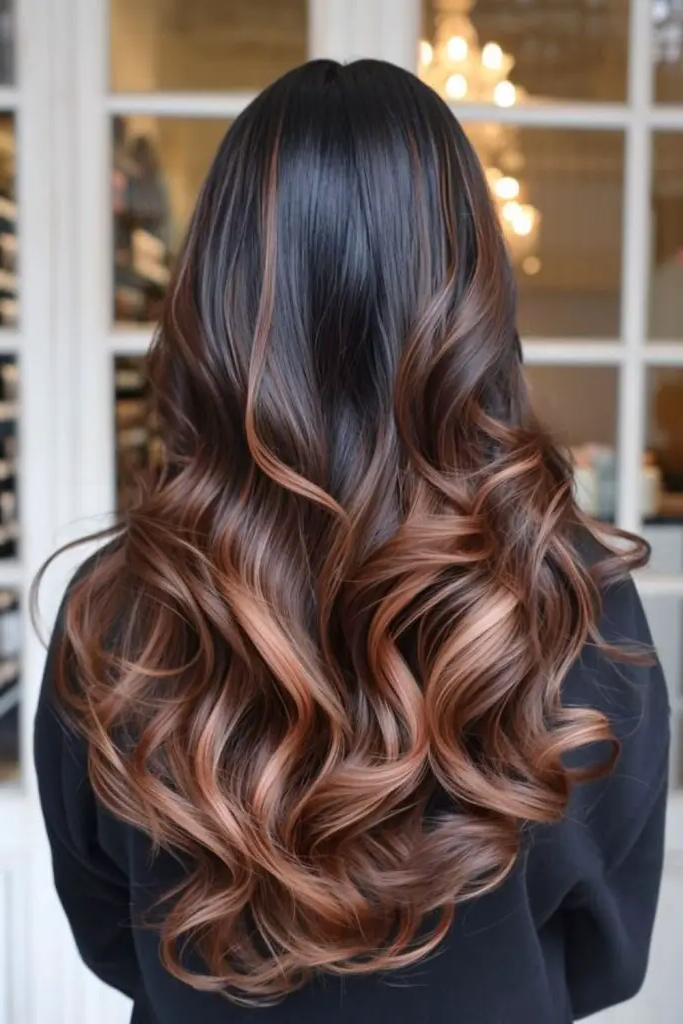 29 Stunning Summer Hair Color for Brunettes 5 3. Espresso Glaze Delight