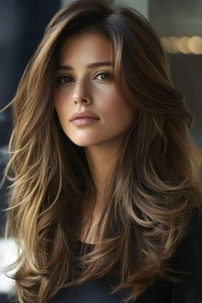 28 Best Long Haircuts with Layers 5 3. Long Beach Waves with Subtle Layers