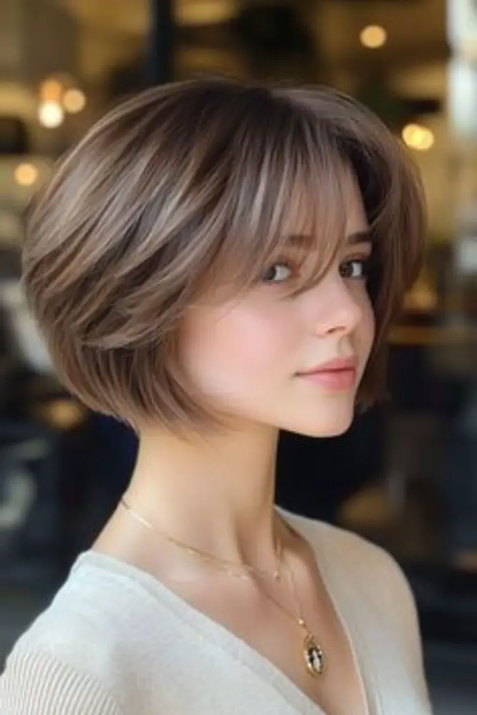 3. Sleek Contour Bob