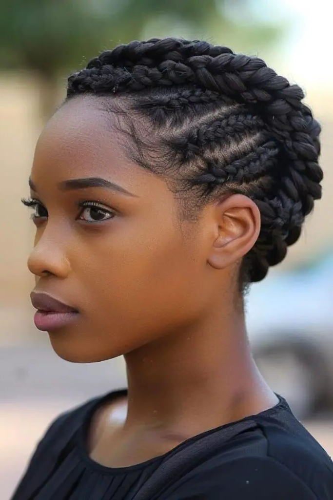 3. Twisted Crown Elegance