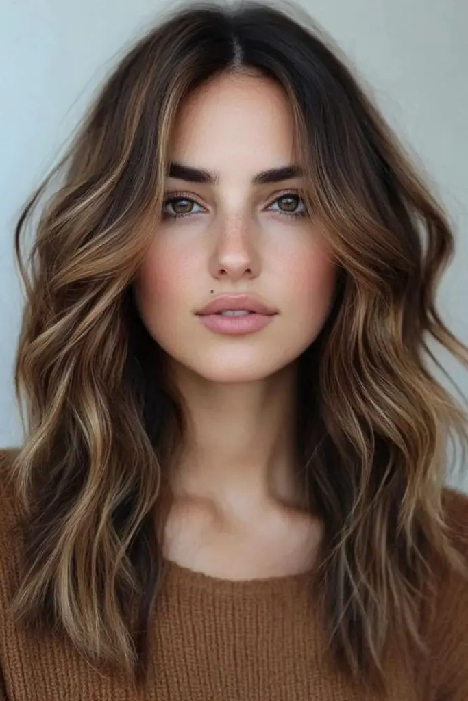 27 Cute Medium Length Haircuts 5 3. Wavy Wonder Waves