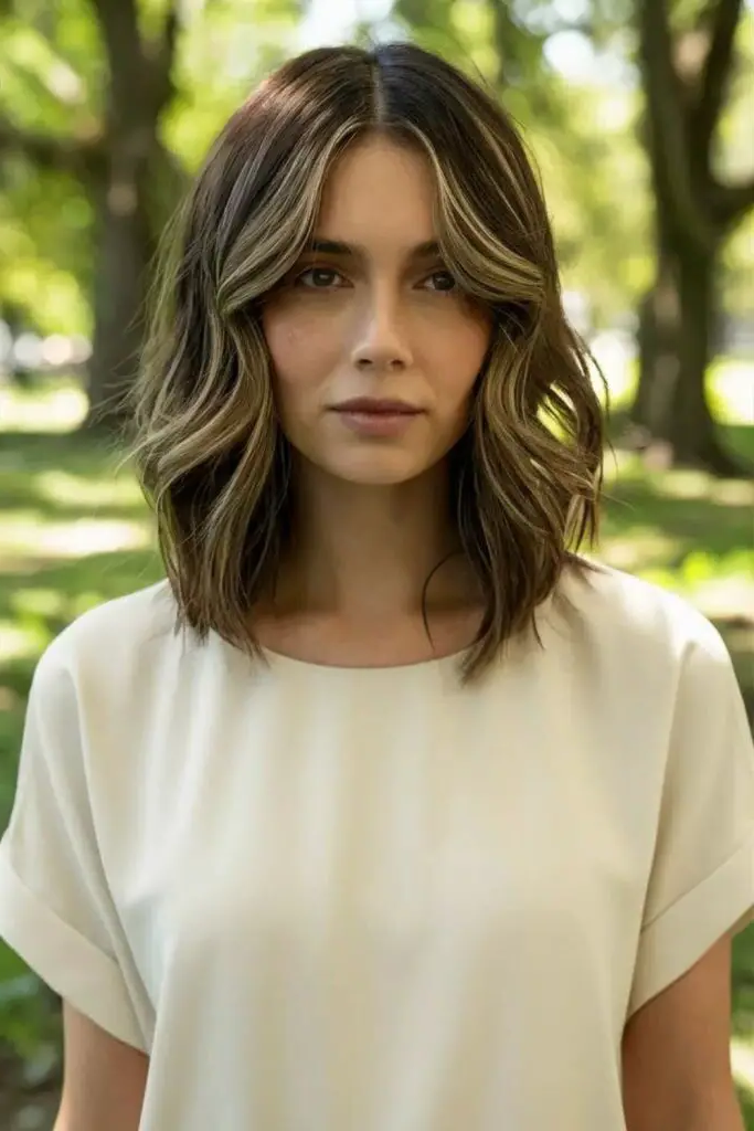 27 Gorgeous 2025 Haircuts for Women 5 3. Wildly Wavy Lob