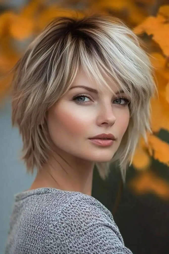 28 Best Choppy Layered Bob Hairstyles 6 4. Asymmetry in Motion