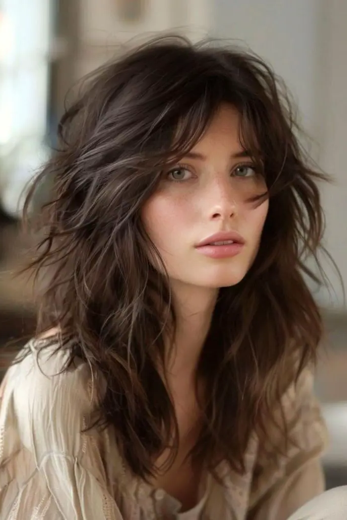 30 Stunning Medium Shag Hairstyles 6 4. Bohemian Dream Layers
