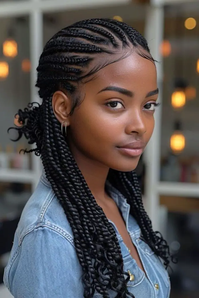 29 Best Black Baddies Hairstyles to Try 6 4. Celestial Goddess Braids