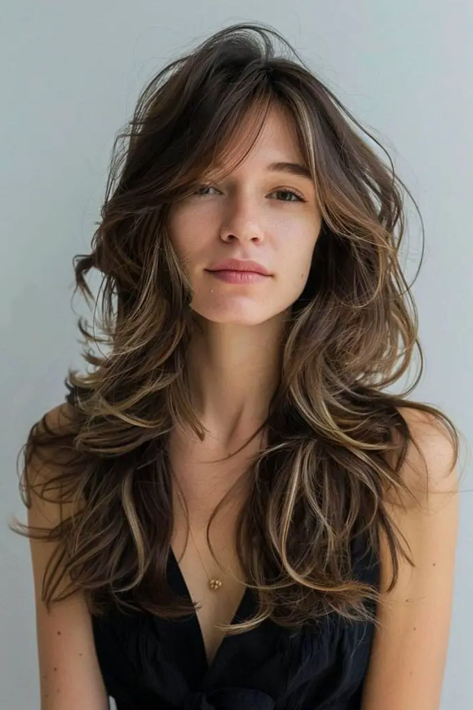 27 Stunning Shaggy Layered Haircut Ideas 6 4. Ethereal Tangles