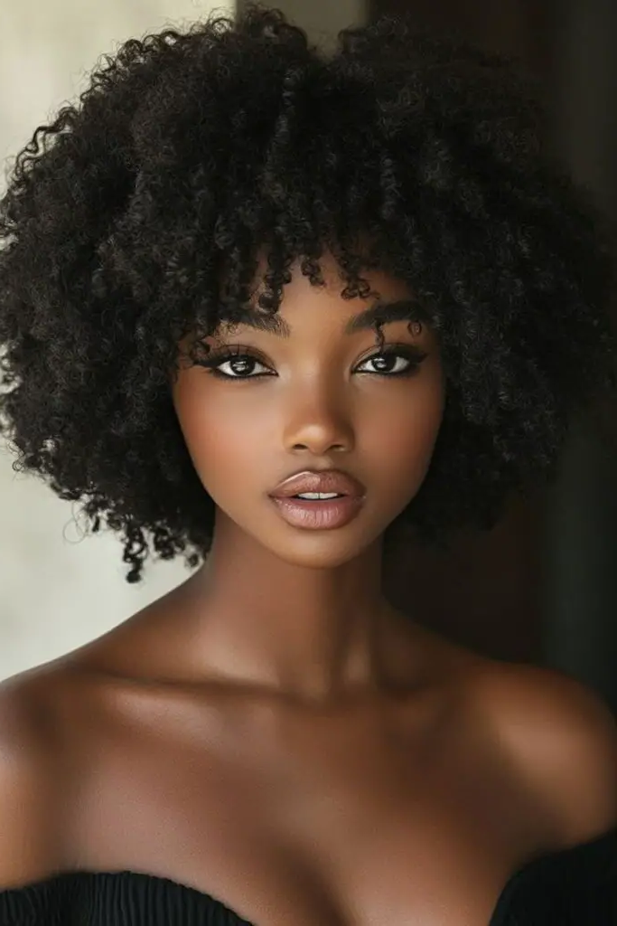 29 Brilliant Brazilian Wool Hairstyles 6 4. Fluffy Afro Perfection