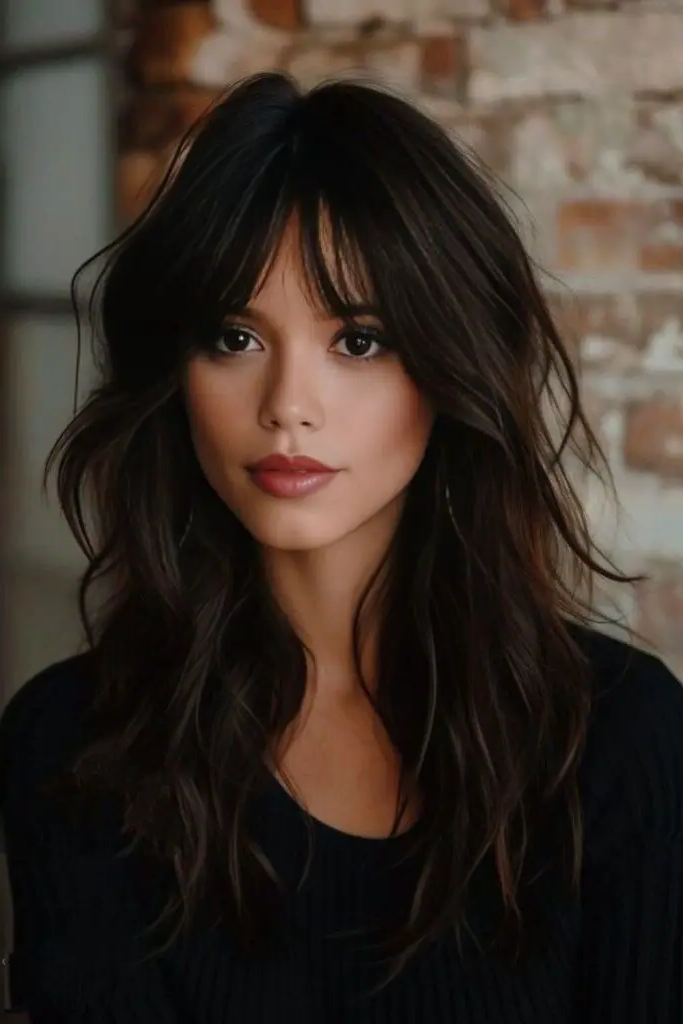27 Cute Medium Length Haircuts 6 4. Sassy Shag Sophistication