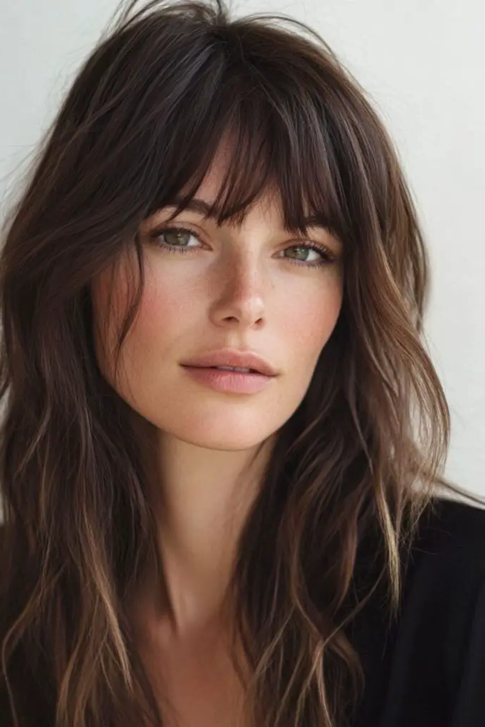 29 Stunning Butterfly Bangs Hairstyles 6 4. Short Butterfly Bangs: Playful, Bold, and Unexpected