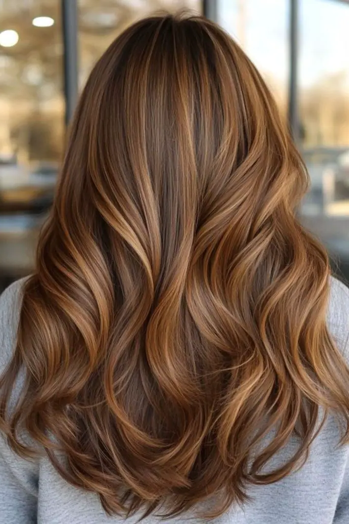 27 Brunette Hair Color Ideas for Summer 6 4. Smoked Caramel Layers