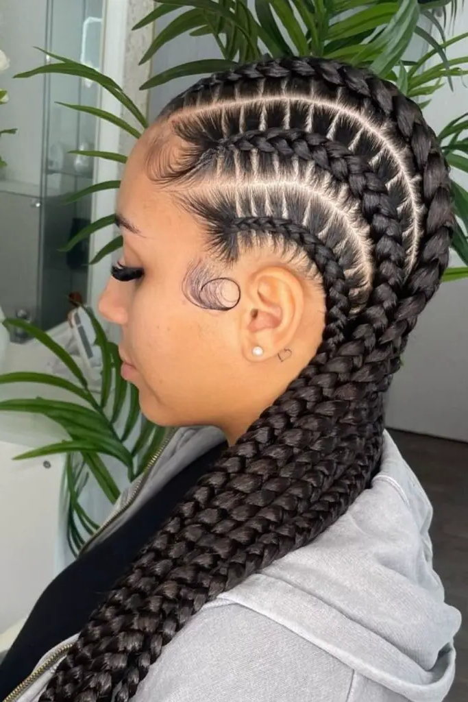 29 Cute Slick Hairstyles 6 4. Spinal Cord Cornrows