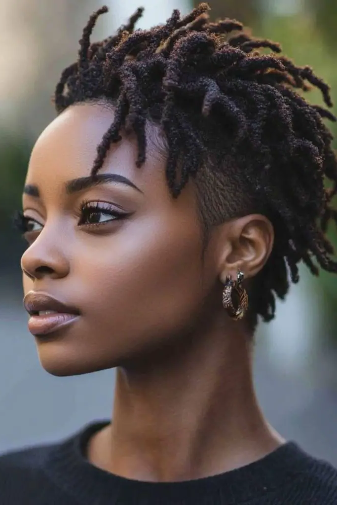 28 Best Dreads Short Hair Styles 6 4. Tapered Edge Drama
