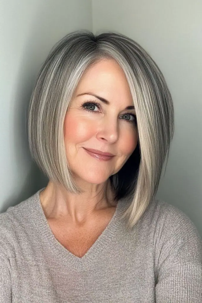 29 Best Sassy Hair Older Women Hairstyles 6 4. Tousled Lob Mischief