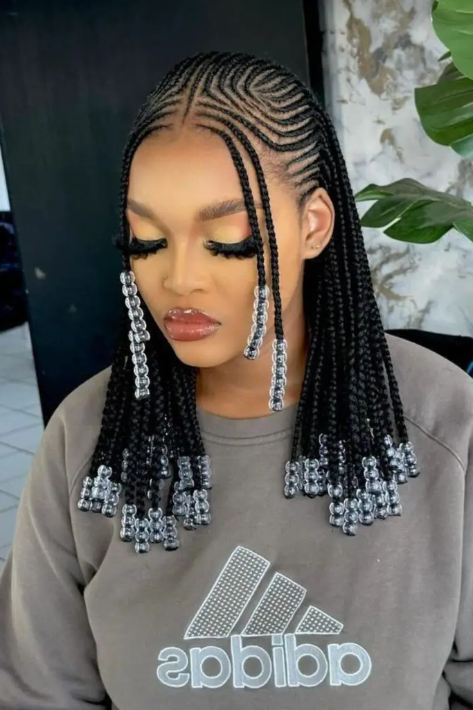 5.Beaded Fulani Elegance