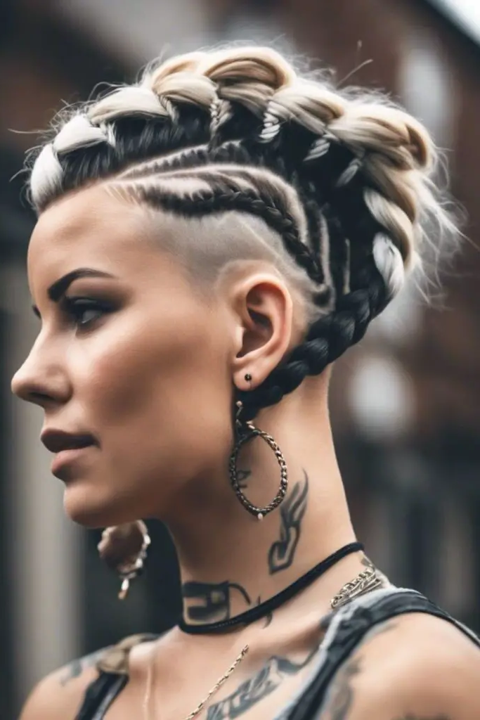29 Gorgeous Soccer Hairstyles 7 5. Braided Mohawk Majesty
