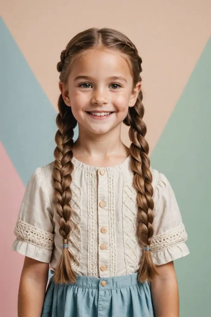 5. Double Dutch Pigtails