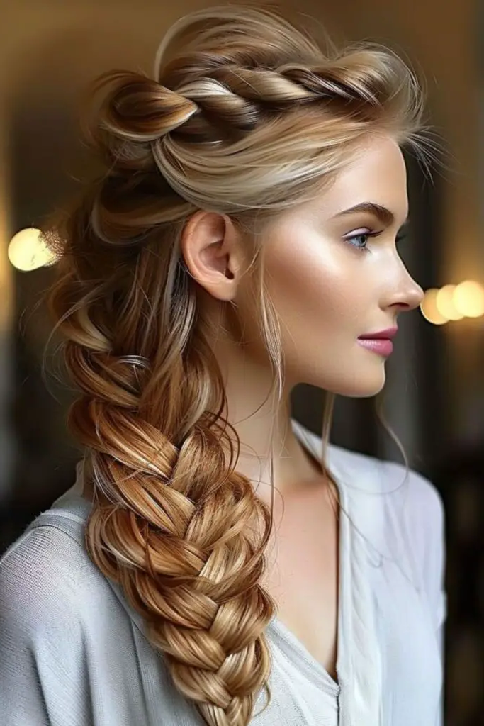 29 New Braided Hairstyles 7 5. Fishtail Frenzy