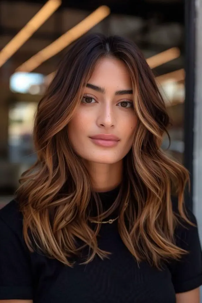 29 Stunning Summer Hair Color for Brunettes 7 5. Hazelnut Glow Storm