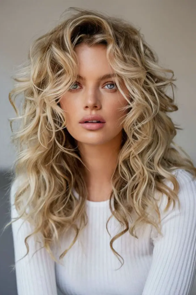 6. Champagne Whisper Curls