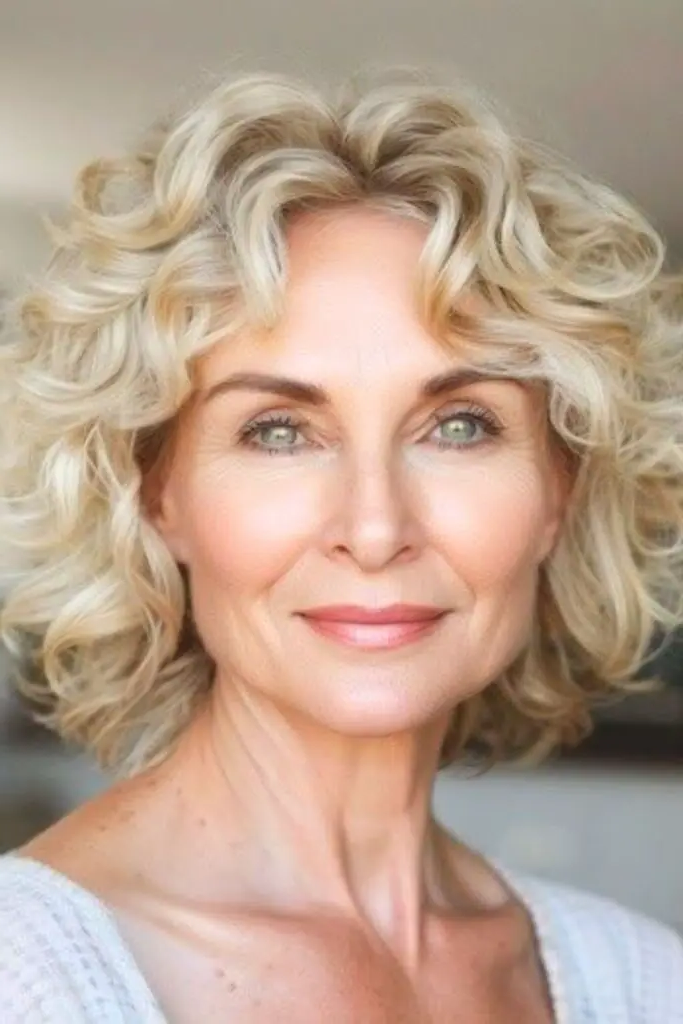 29 Best Sassy Hair Older Women Hairstyles 8 6. Crown of Curls Majesty