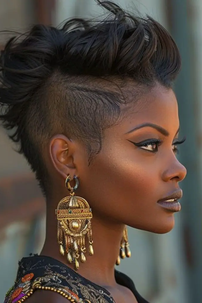6. Faux Hawk Fierceness