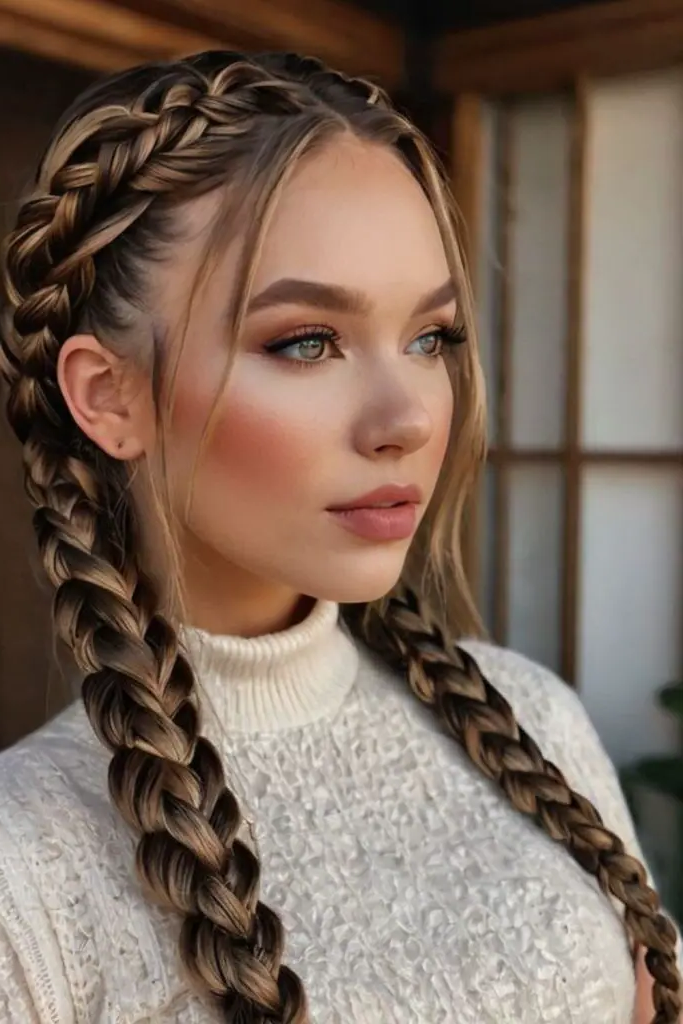28 Best Volleyball Hairstyles Easy 7 6. Infinity Loop Braid
