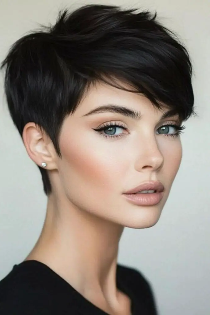 27 Best Hairdos for Thin Hair Ideas 8 6. Pixie Cut with Volume