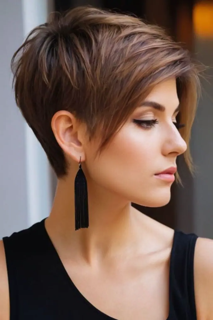 6. Soft and Feminine: The Layered Pixie