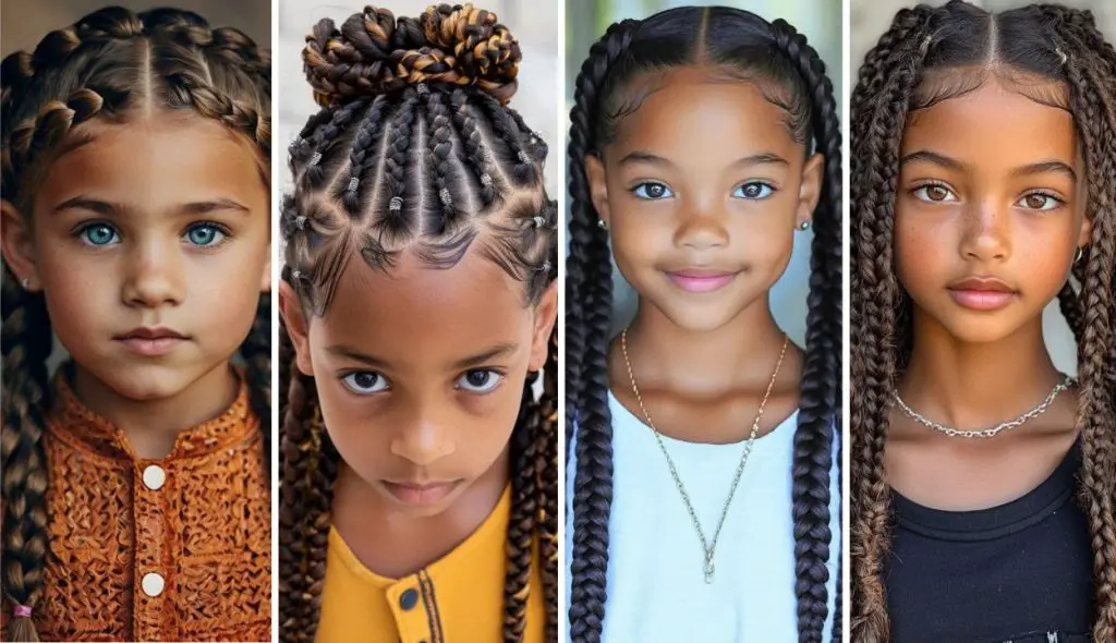 28 Trendy Kids Cornrow Hairstyles 2 Image