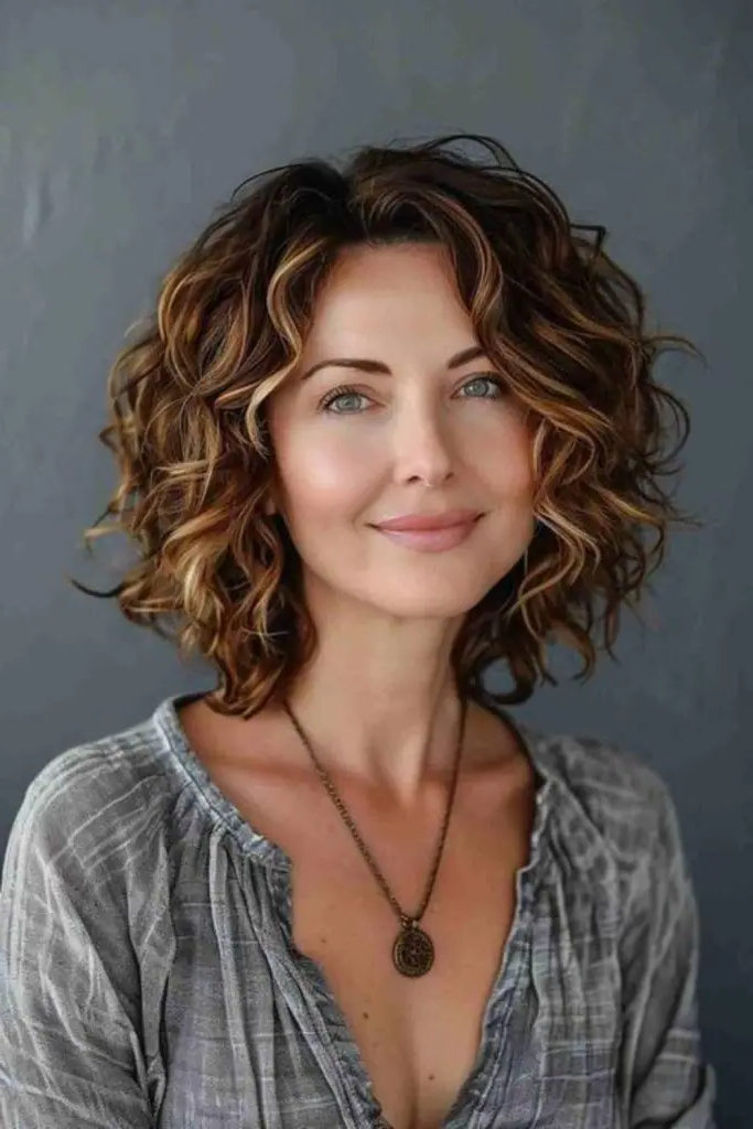 28 Best Volume Haircut for Thin Hair Ideas 9 7. Bouncy Curls With a Twist