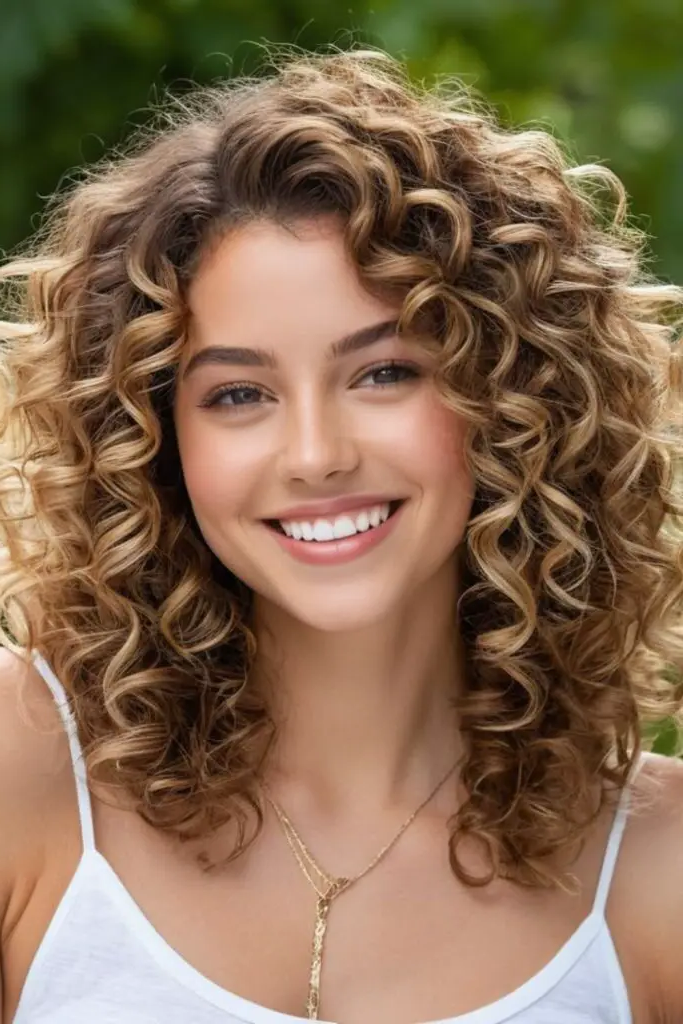 28 Stunning Medium Curly Haircuts 9 7. Enchanted Vineyard Curls