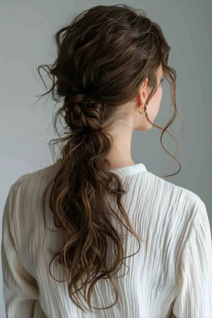29 Top Spring Hairstyles for 2025 9 7. Loose, Wavy Ponytail
